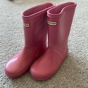 Toddler size 10 Hunter boots